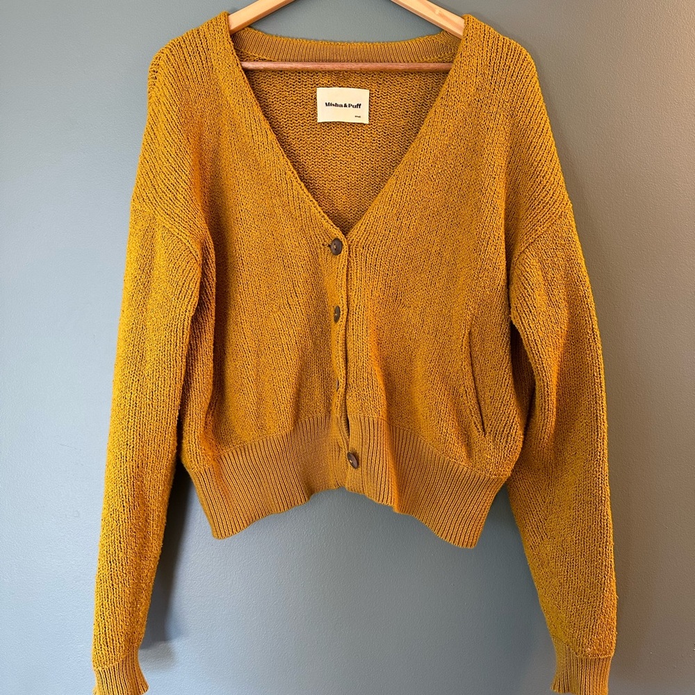 Misha and Puff cotton cardigan Small